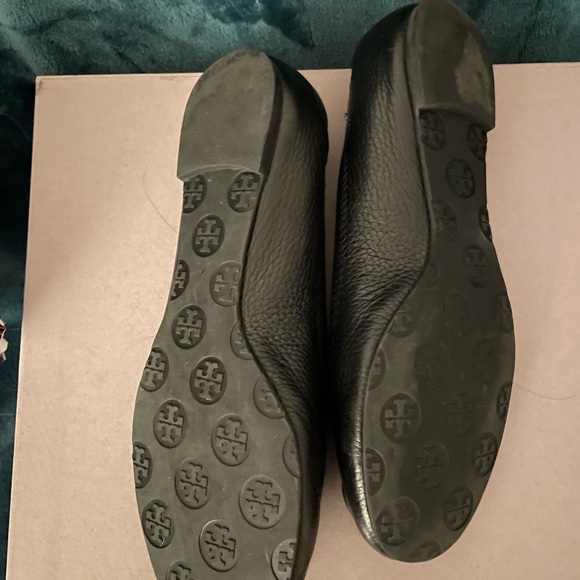 Tory Burch Minnie Travel Flats in Black Size 8 (Worn One Time Only) - Picture 4 of 7